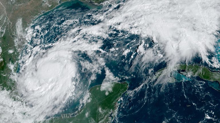 Satellite Image Shows Tropical Storm Milton Building Strength In The Gulf Of Mexico