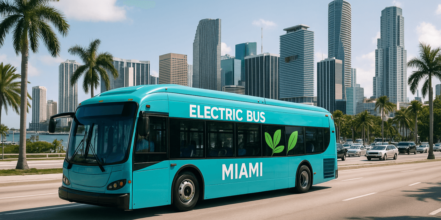 Miami Takes Major Steps Toward Electric Bus Fleet Expansion to Combat Pollution