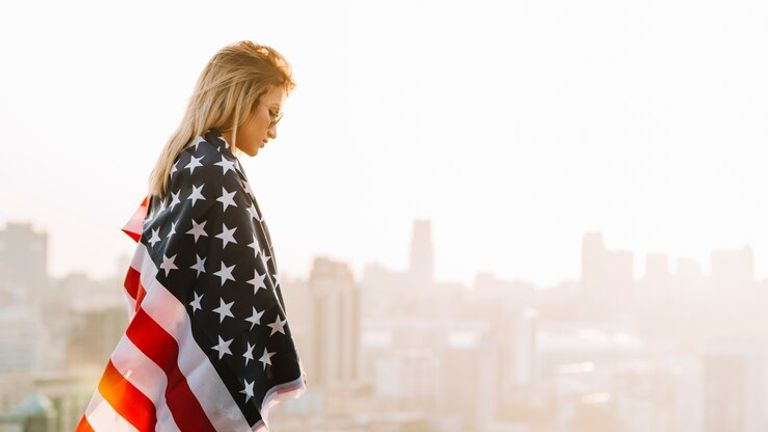 Girl With American Flag 23 2147824301