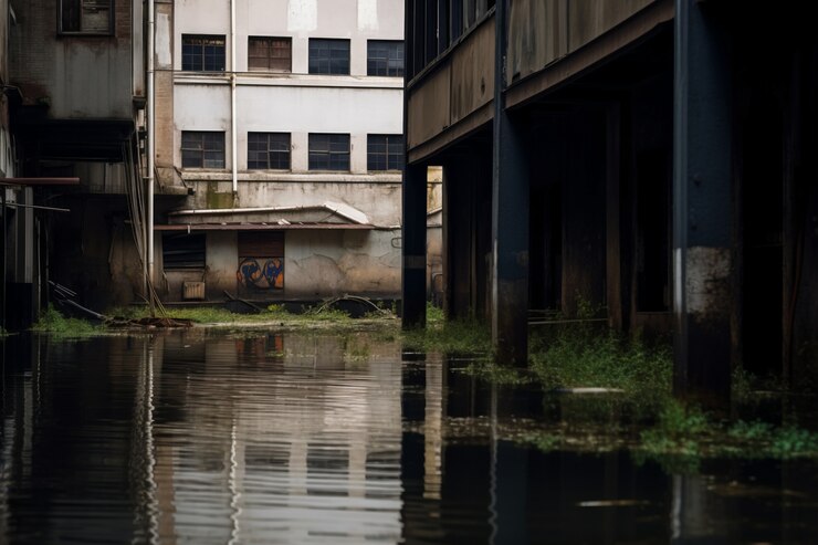 Natural Disaster Concept With Flood 23 2150385395