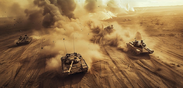 Retro Style View Combat Tank Vehicle War Time 23 2151663507